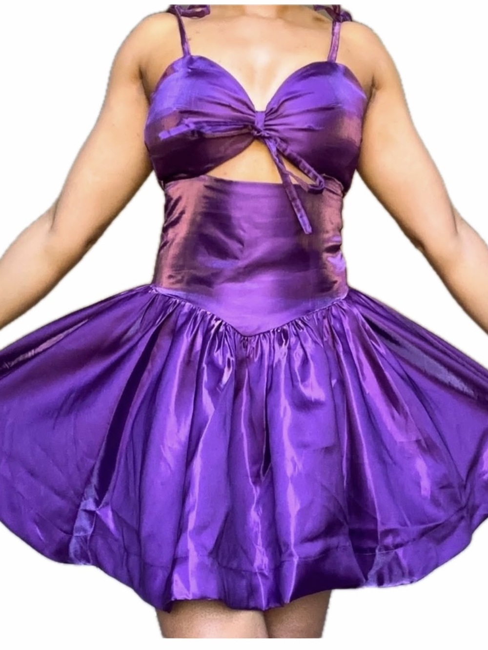 Purple Customized Occassion Dress - Picture 1 of 13
